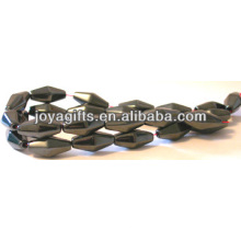 Perlas sueltas naturales de la alta calidad 8 * 12MM hematites para la fabricación de la joyería